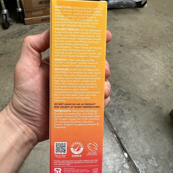 SWEET SWEAT Workout Enhancer / Tropical 6.4oz / Exp. 03.2030 - Picture 3 of 5